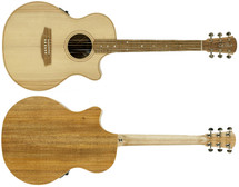Cole Clark Made in Australia ANGEL 2 CCAN2EC-BB Acoustic/Electric Cutaway Guitar - Bunya/Blackwood IN HARDCASE