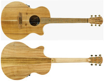 Cole Clark Made in Australia ANGEL 2 CCAN2EC-BLBL Acoustic/Electric Cutaway Guitar - Blackwood/Blackwood IN HARDCASE