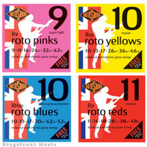 Rotosound Electric Nickel Strings Sets - Assorted 