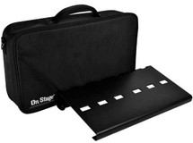 On Stage Pedal Board with Carry Bag - Fits 10 Pedals