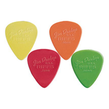 Jim Dunlop Riff Series Plectrums - 12 Pack