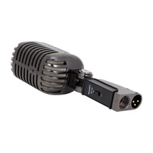 SoundArt 'Vintage' Black Chrome Dynamic Microphone with Deluxe Carry Case