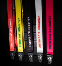 "SUPPORT ACT" Guitar Strap Support Live Music - Fundraiser for Our Industry 