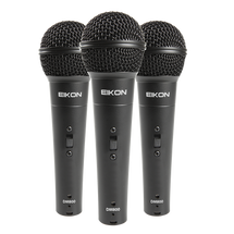 Eikon EDM800 KIT 3 Piece Microphone Kit with Case and Clips