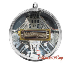 Hohner 50th Year Space Anniversary Collectable "Little Lady" Harmonica in Christmas Bauble with Rope Chain