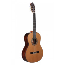 Altamira N400 Intermediate Level SOLID CEDAR TOP Classical Guitar -SOLID BACK AND SIDES in case