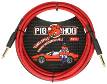 Pig Hog 10ft Instrument Cable - RED/BLUE