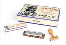 HOHNER SONNY TERRY SIGNATURE HARMONICA, HERITAGE EDITION MARINE BAND, DIATONIC C