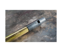 Howard Low D Brass Tin Whistle in Case - MADE IN ENGLAND