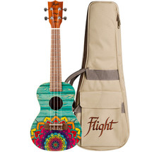 FLIGHT Concert Ukulele in Gig Bag - AUC33 - "MANSION" Design