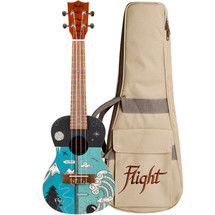 FLIGHT Concert Ukulele in Gig Bag - AUC33 - "TWO SEASON" Design