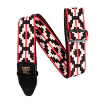 Ernie Ball Jacquard Series Straps - Red Trellis