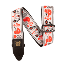Ernie Ball Jacquard Series Straps - Red Bird Winter