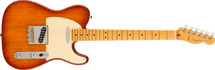 Fender American Pro II Telecaster Electric - Maple Neck - In case - Sienna Sunburst