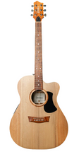 PRATLEY - MADE IN AUSTRALIA - All Solid Acoustic Electric Guitar in Hard Case - OM-SCE  Blackwood/Bunya 
