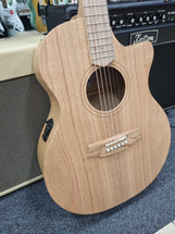 Cole Clark Angel 1 Southern Silky Oak Acoustic/Electric Guitar in Pro Gig Bag  - 10210 - Made in Australia
