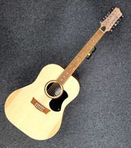 Pratley - Made in Australia - D12-SCE-ALL SOLID Bunya Top/Blackwood Back and Sides 12 String Guitar in Hardcase