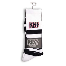 Perri Socks Large - KISS "Lightning Strikes" - Black or White