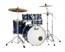 Pearl Export Lacquer EXL 22" Fusion Plus Kit with Hardware - SEA BLUE FADE LACQUER
