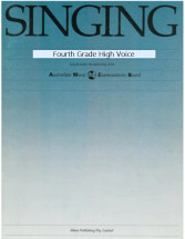 AMEB SINGING EXAM GRADE BOOKS 4RD GRADE HIGH OR LOW VOICE 