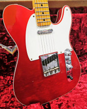 FENDER USA CUSTOM SHOP 2023 REVERSE '50's Telecaster Journeyman in Faded Candy Apple Red