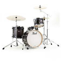 Pearl Decade Maple 18" 4 piece SHELL PACK ONLY -  - Satin Black Burst  - No HARDWARE/NO CYMBALS
