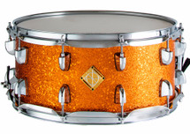 Dixon Classic Series Snare Drum in Orange Sparkle - 14 x 6.5"