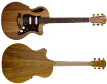 Cole Clark TRUE HYBRID SLIM LINE Acoustic/Electric in Hardcase - SN14012