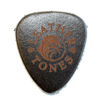 Timber Tones Black Leather Ukulele/Bass Pick
