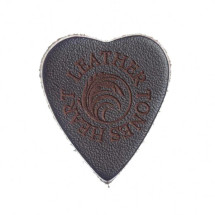 Timber Tones Brown Leather Ukulele/Bass Pick