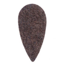Timber Tones Brown Wool Felt Ukulele/Bass Pick