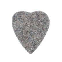 Timber Tones Grey Wool Felt Ukulele/Bass Picks