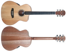 COLE CLARK Studio Series AN1EC Bunya/Maple Acoustic/Electric Guitar - ALL SOLID in GIG BAG 