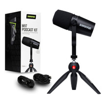 SHURE MV7 Black Bundle PODCAST KIT 