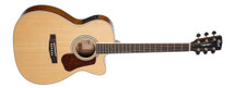 Cort L710F Acoustic/Electric Guitar - Folk Size - Natural - in Deluxe Gig Bag