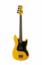 Markbass Yellow Little Bass - Short Scale Single Coil Bass Guitar in Gig Bag 