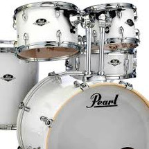 Pearl Export Drum Kit - Drums plus Hardware pack (No stool/no cymbals) WHITE
