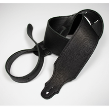 Franklin Leather 2.5 Guitar Strap - Black/Caramel/Chocolate