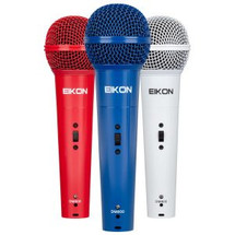 EIKON EDM800 Vocal Microphone - Red/White/Blue with Cable