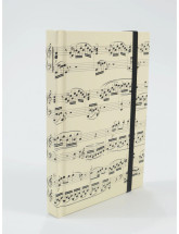 A6 Creme or Black  Notebook with  Manuscript