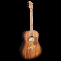Pratley SL Dreadnought Layered Araucaria Back & Sides, Solid Blackwood Top w/pickup 