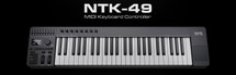 NU-X NTK-49 MIDI Keyboard Controller (49-Key) Cubase LE Included