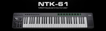NU-X NTK-61 MIDI Keyboard Controller (61-Key) Cubase LE Included