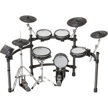 NU-X DM8 Professional 9-Piece Electronic Drum Kit with All Mesh Heads with Independent Snare Drum & Hi-Hat