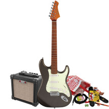 Northstar Electric Guitar Pack - Strat or Tele Style with 10watt Aroma plus accessory pack 