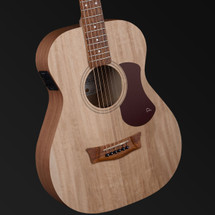 Pratley SL Mini Solid Top Qld Blue Fig, Layered Maple Back & Sides w/pickup [PRSLM-E-MF]