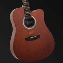 Tanglewood - Elemental, Solid Mahogany, Top Dreadnought/Cutaway Electric Guitar