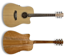 Cole Clark - All Solid, Cutaway Dread, Queensland Maple.