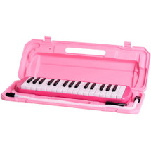 Maxtone 32-Key Melodica in Blue with Carrying Case includes Blowing Tube & Mouthpiece
