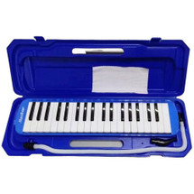 Maxtone 37-Key Melodica in Pink with Carrying Case includes Blowing Tube & Mouthpiece